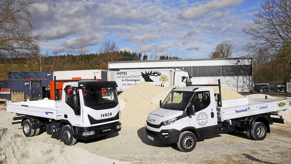 Konzeptvergleich Iveco Daily Iveco Eurocargo 80-210 Kipper 