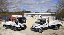 Konzeptvergleich Iveco Daily Iveco Eurocargo 80-210 Kipper 