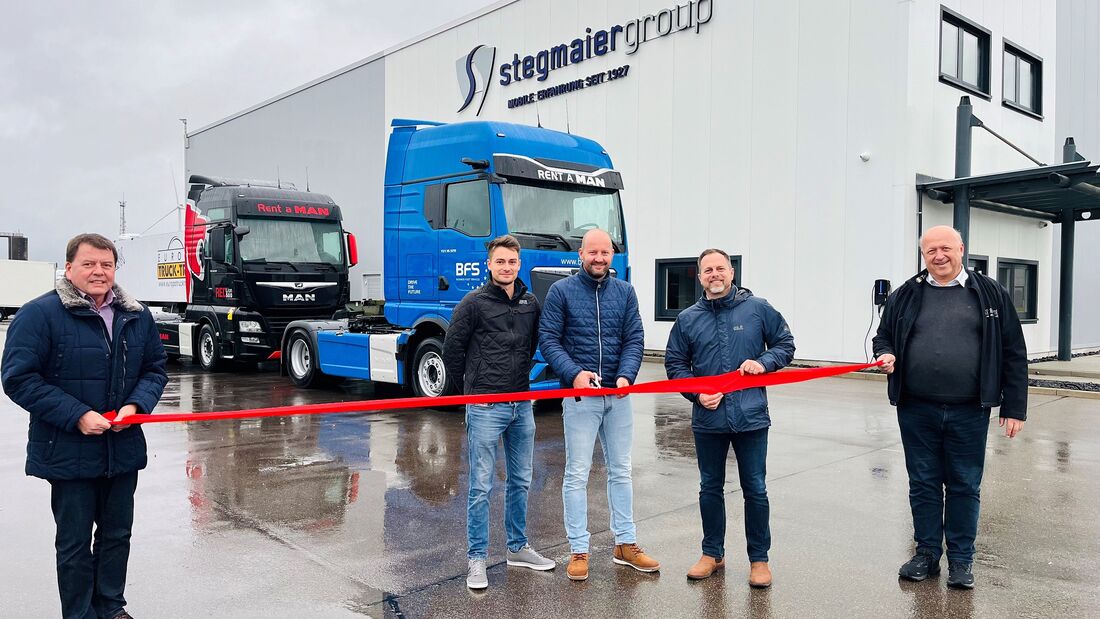 Kravag Truck Parking auf dem Parkplatz von BFS an der A6