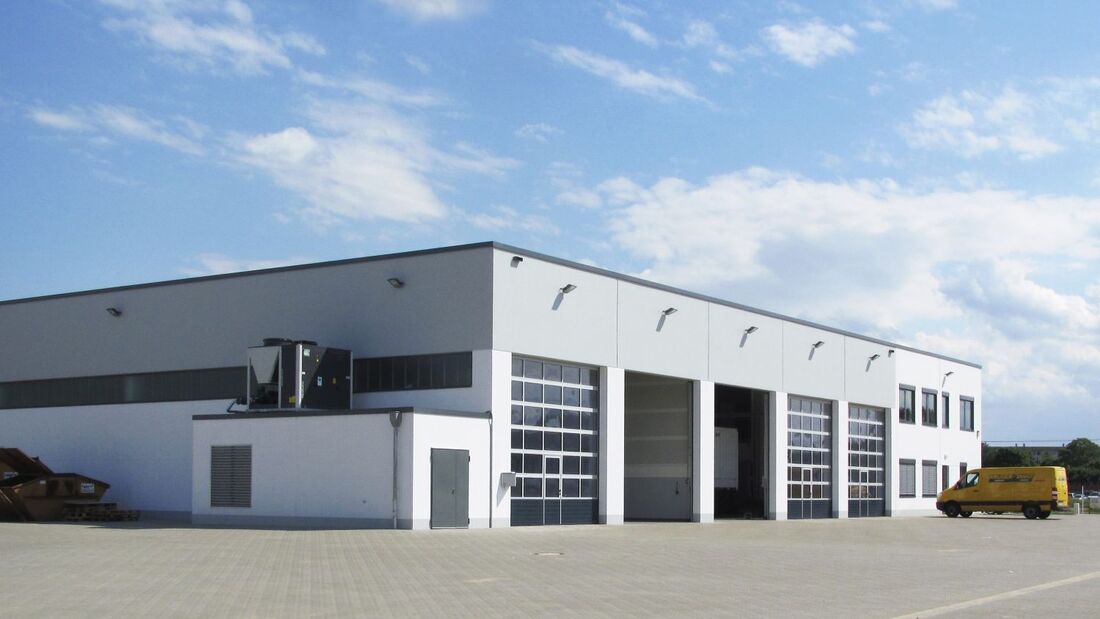 Krüger und Voigt, Werkstatt, Waschanlage