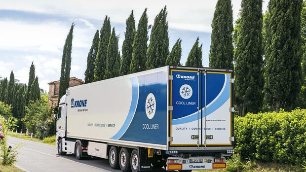Kühltrailer Kühlauflieger Sattelauflieger Krone Cool Liner
