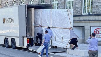 Kunsttransport beziehungsweise Verladung bei Kunsttrans