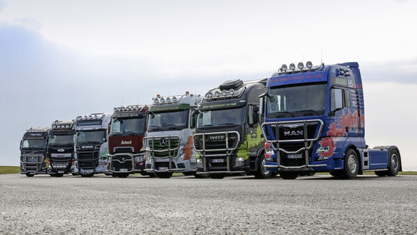 LKW-Zubehör Truckstyling für DAF, Iveco, MAN, Mercedes-Benz, Renault, Scania und Volvo