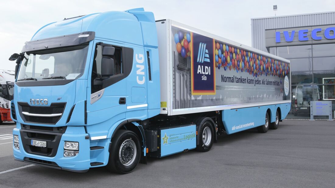 LKW, erdgas, cng, aldi, iveco