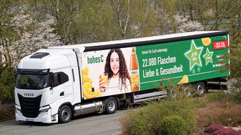 LNG-Lkw von Eckes Granini