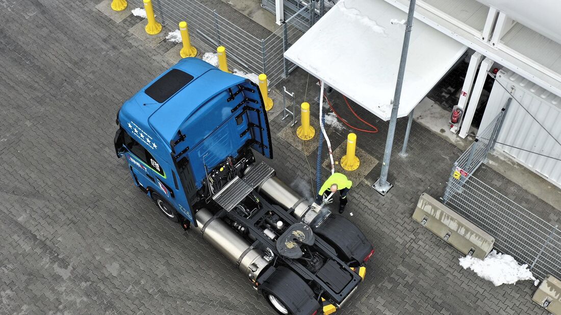 LNG-Lkw von Reinert Logistic
