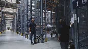 Lager von UPS Healthcare