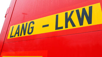 Lang-LKW bei Spedition Ansorge