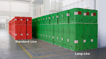 Lang-Lkw, Lager