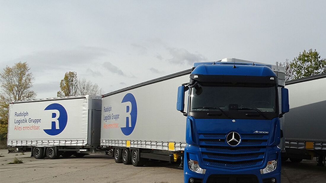 Lang-Lkw der Rudolph Logistik Gruppe