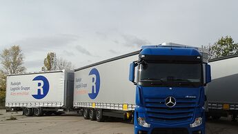 Lang-Lkw der Rudolph Logistik Gruppe