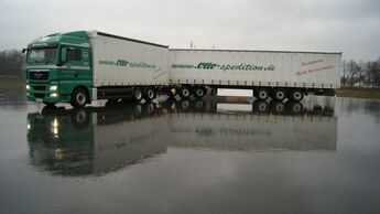 Lang-Lkw im Berufsbildungszentrum Nordhausen