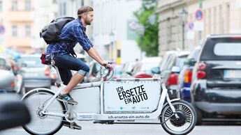 Lastenrad, elektrisch, DLR, pilotprojekt, Ich ersetze ein Auto