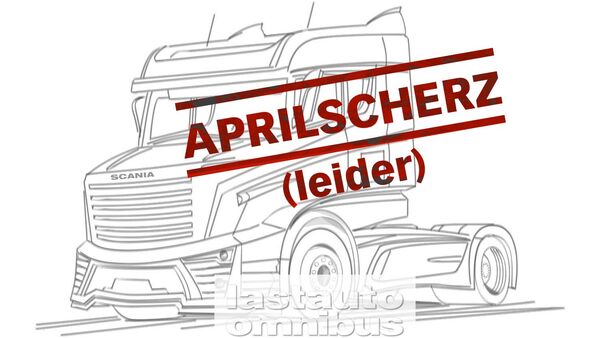 Leider war die Meldung vom neuen Scania-Hauber nur der Aprilscherz aus unserer Redaktion. Aber schön wärs dennoch.