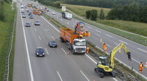 Leitplanken werden erneuert