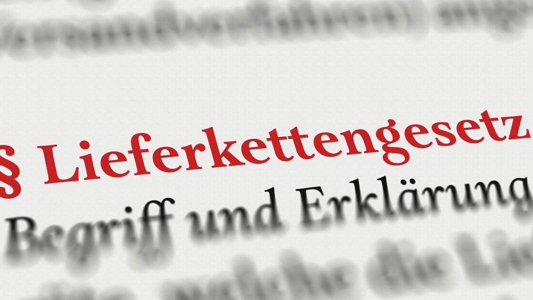 Lieferkettengesetz