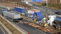 LkW-Unfälle Kölner Autobahnring