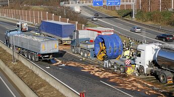 LkW-Unfälle Kölner Autobahnring