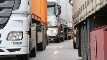Lkw, CO2, Stau