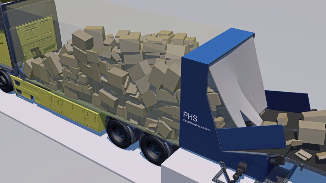 Lkw-Entladeteppich von PHS