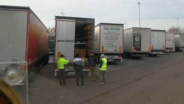 Lkw-Fahrer, Alkohol, Rastplatz, betrunken