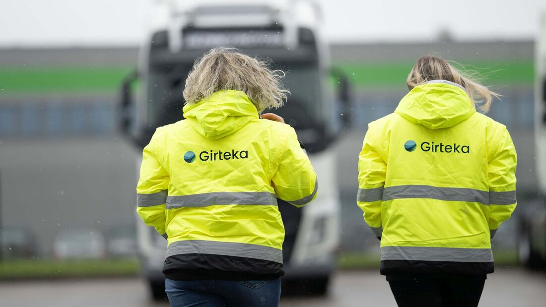 Lkw-Fahrerinnen bei Girteka