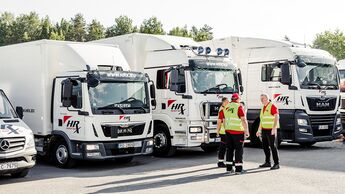 Lkw-Fuhrpark von HRX 