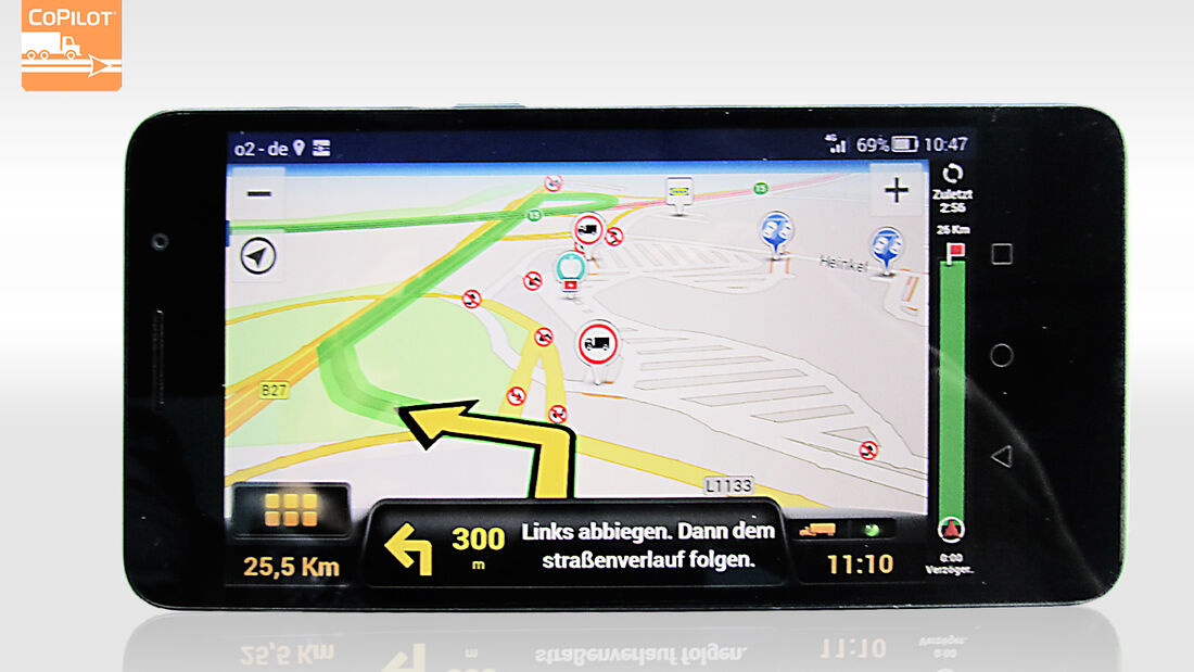 Lkw-Navi-Apps