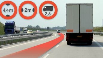 Lkw-Navigation geht an den Start