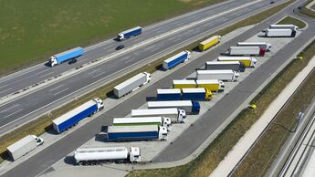 Lkw-Parkplatz