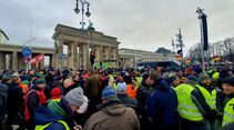 Lkw-Proteste in Berlin