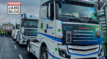 Lkw-Proteste in Berlin
