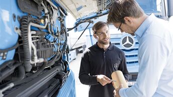 Lkw-Werkstatt Daimler Trucks