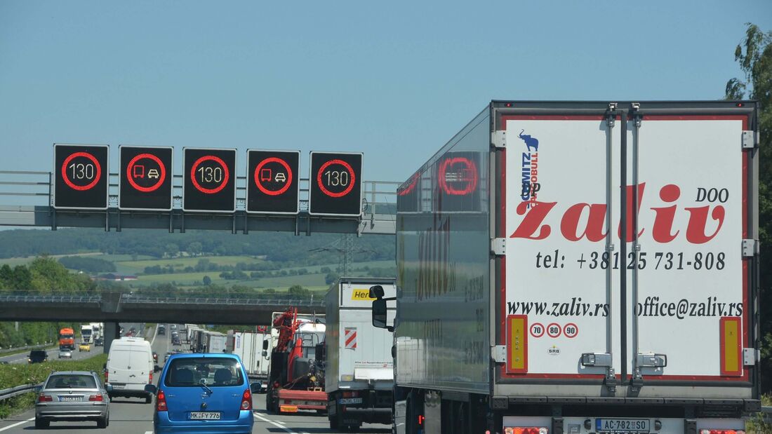 Lkw auf der Autobahn