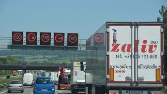 Lkw auf der Autobahn