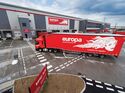 Lkw der Europa Worldwide Group mit Hauptsitz in Dartford (UK)