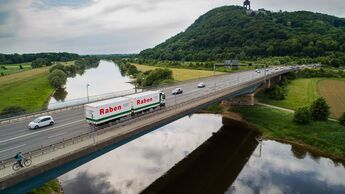Lkw der Raben Group