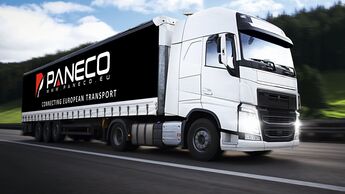 Lkw des Paneco-Netzwerks