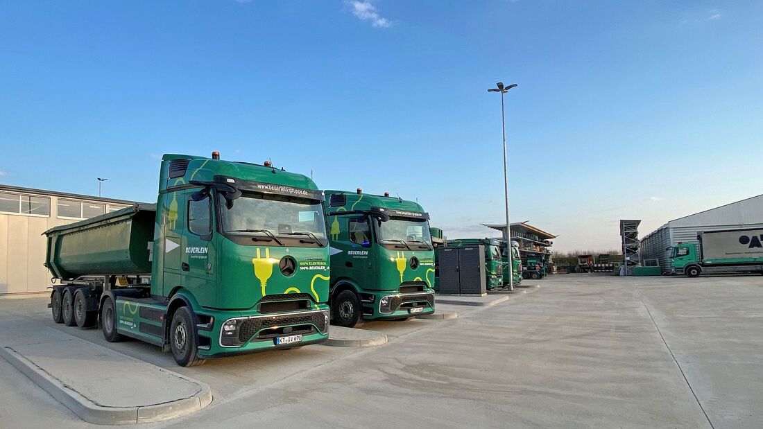 Lkw in Hof, Beuerlein Gruppe