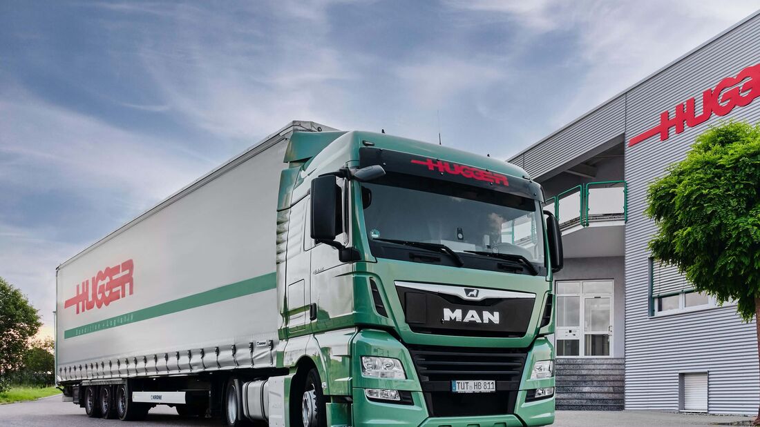 Lkw von Hugger Logistics