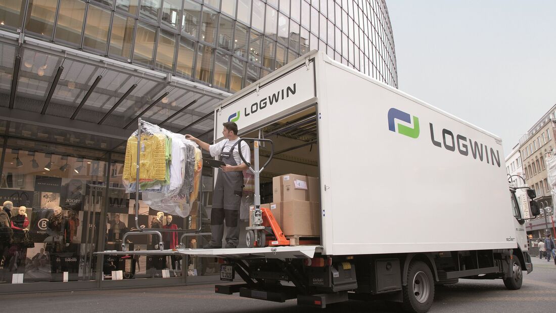 Lkw von Logwin 