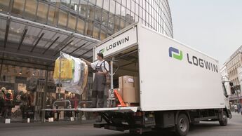 Lkw von Logwin 