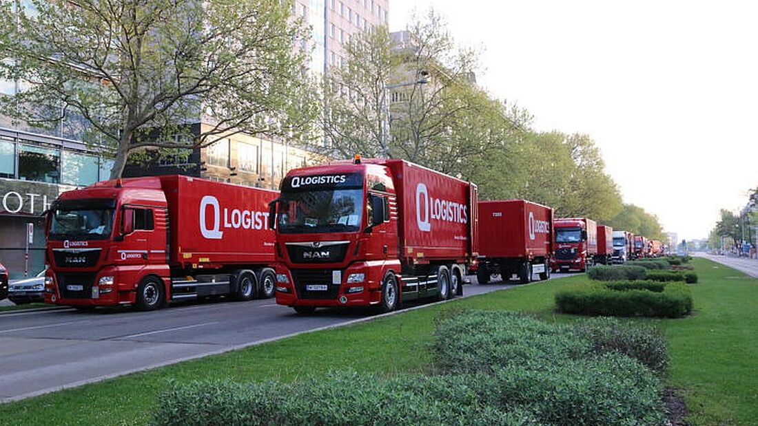 Lkw von Q-Logistics