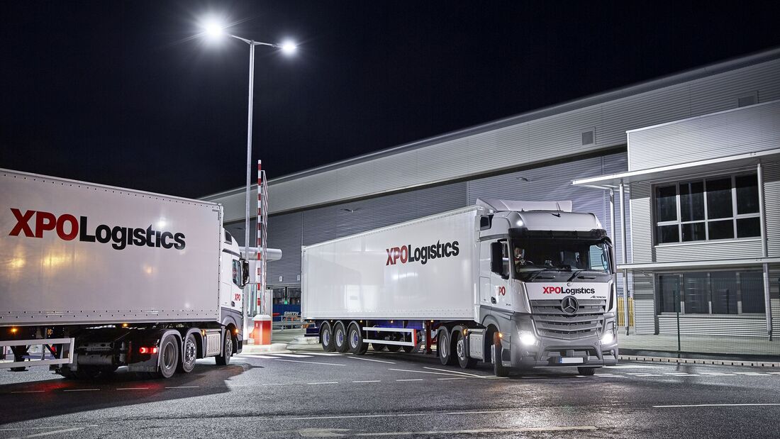 Lkw von XPO Logistics in Europa