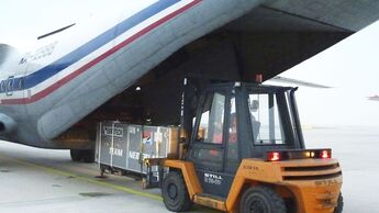 Logistik, Conceptum Sport Logistics, Verladung, Frankfurt