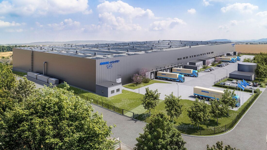 Logistik-Hub der Nagel-Group in Gotha-Emleben