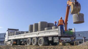Logistik für den Bausektor