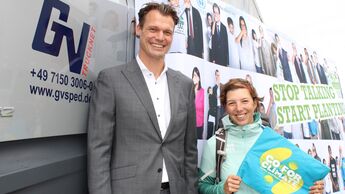 Logistiker René Große-Vehne und Ausdauersportlerin Camilla Kranzusch