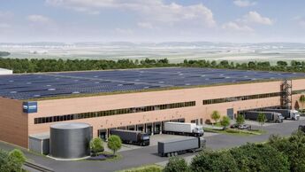 Logistikhalle aus Holz in Straubing von Garbe