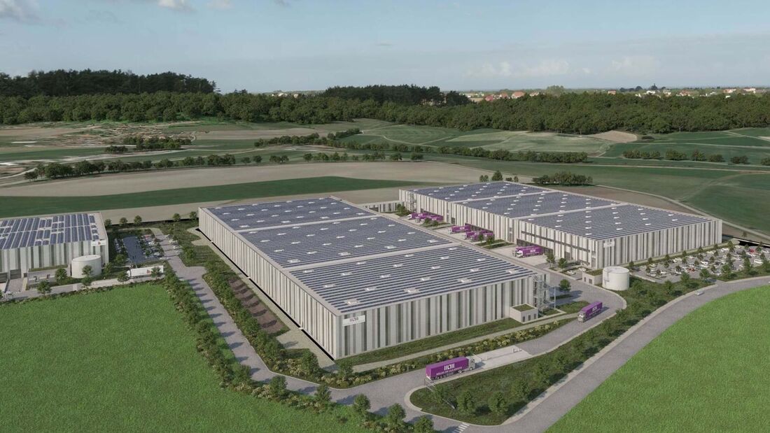 Logistikzentrum im mittelfränkischen Dombühl